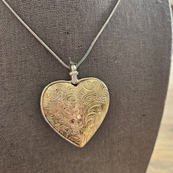Source Unknown Jewelry - Heart Locket Necklace